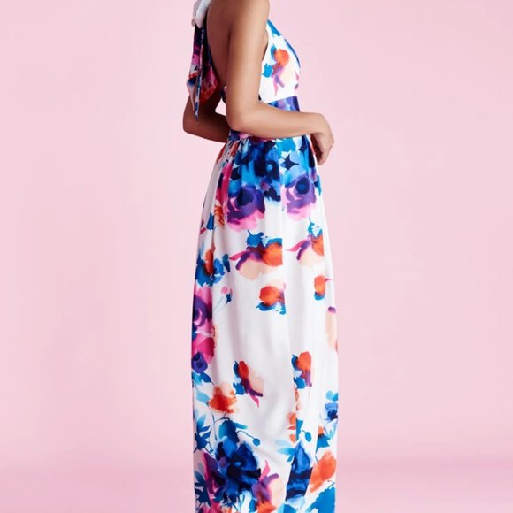 Eliza J Floral Maxi Halter - Size 12 - Picture 3 of 7
